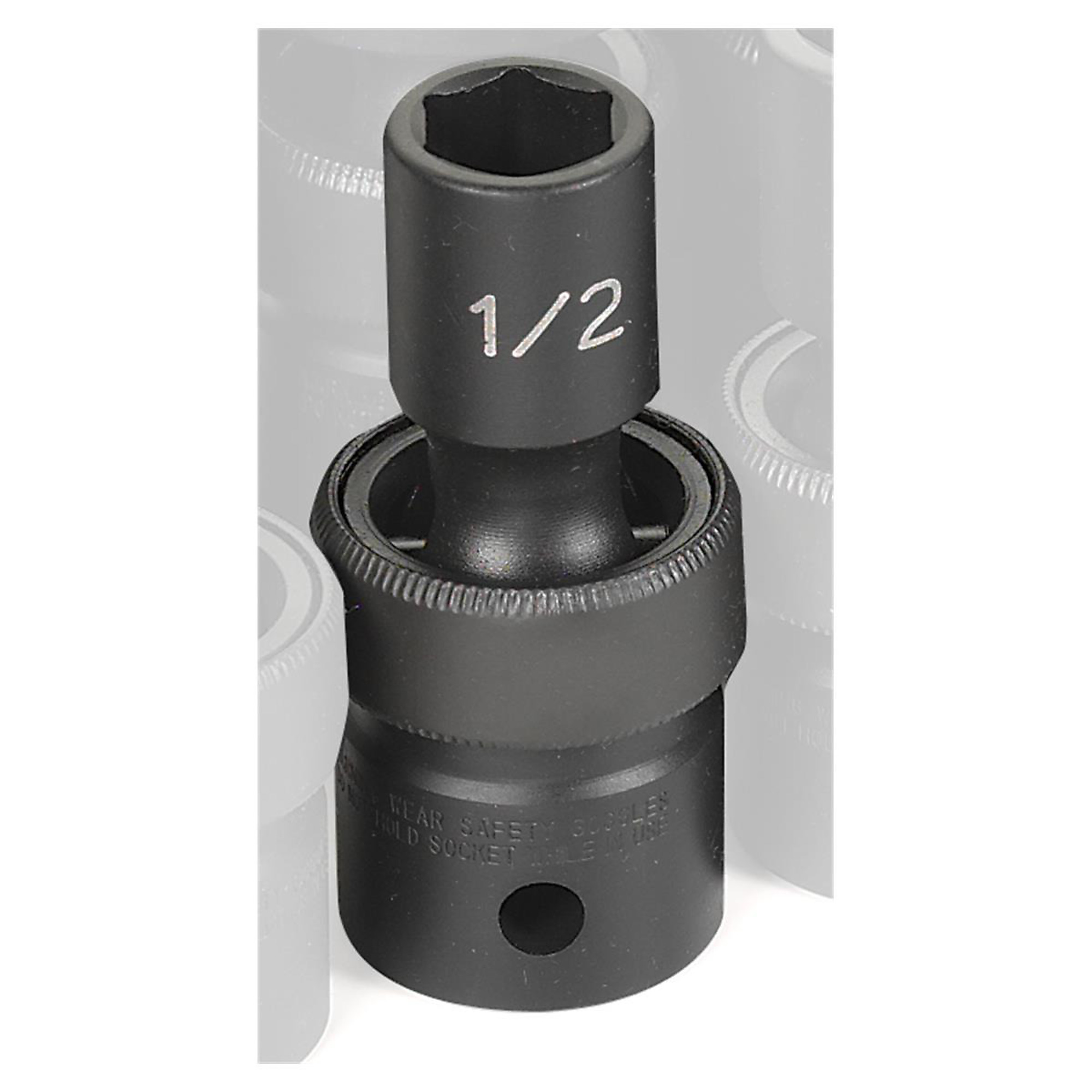 Grey Pneumatic Universal Impact Socket — 1/2in. Drive, 6-Point, Model# GRE2016U